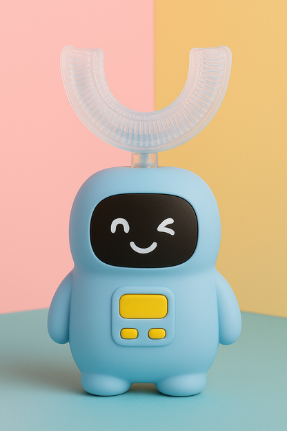 Sensory 360° U-Shaped Kids Electric Toothbrush – Astronaut Design, Ages 2-7, 5 Modes, Auto Memory, Multiple Brush Heads, Travel-Friendly
